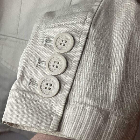 New York & Co Khaki Summer Peplum Jacket - Picture 8 of 14